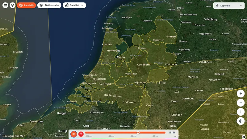 Bliksemdetectie Radar