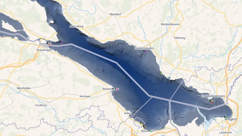 Bodensee-Navigator Seekarte