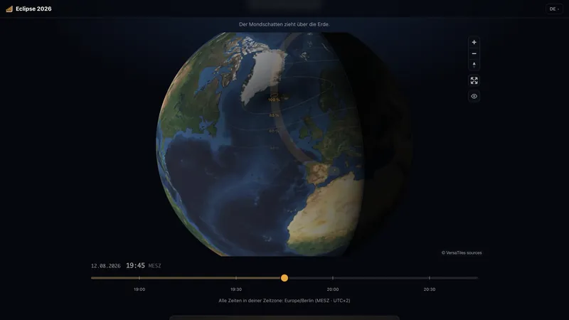 Total solar eclipse, 12 August 2026