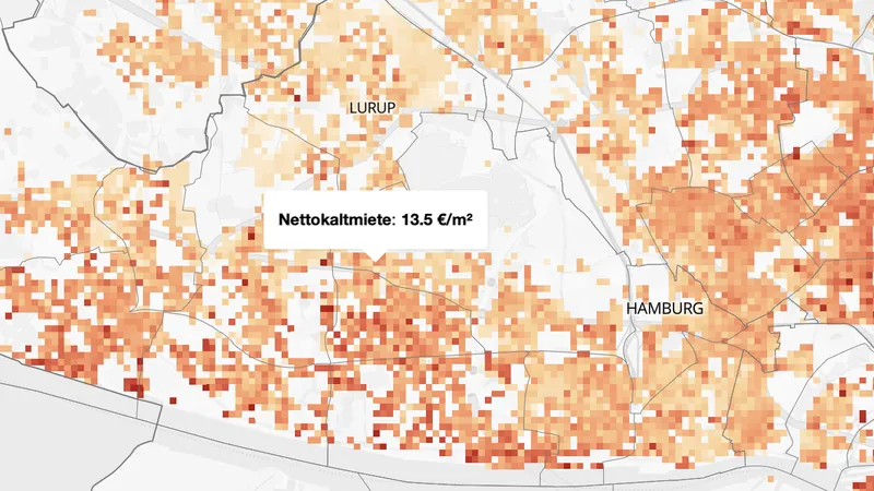 Hamburg ist das Bundesland mit den höchsten Mieten