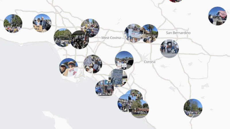 "Hands Off!" protests