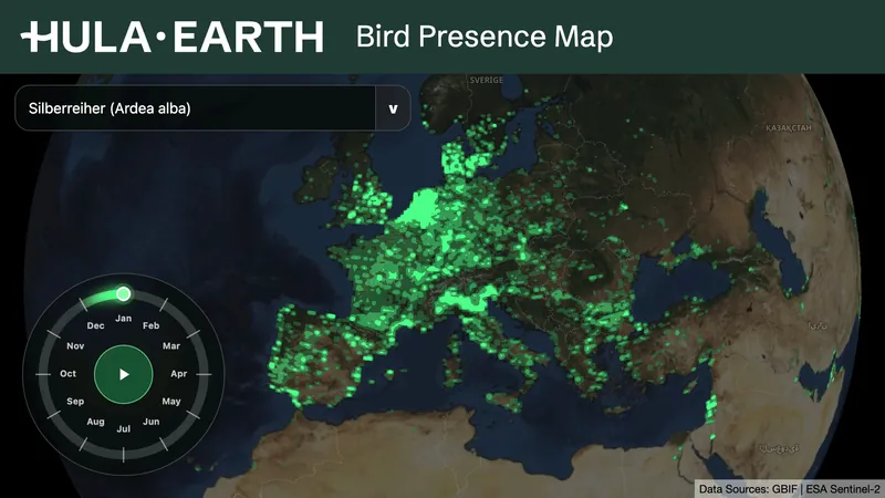 Hula Bird Presence Map
