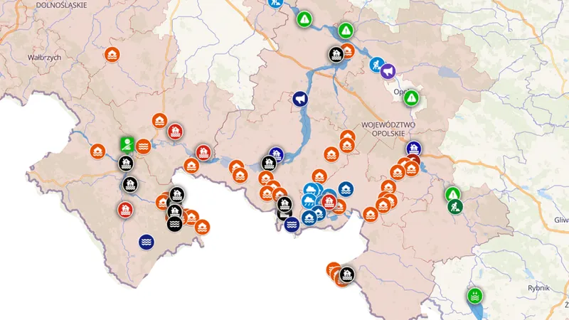 Interaktywna Mapa Powodzi