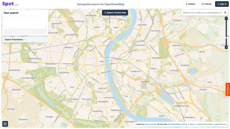 Spot — Geospatial search for OpenStreetMap