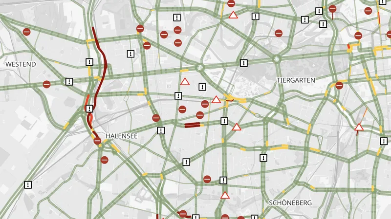 Verkehr in Berlin live: Stau, Sperrungen, Störungen